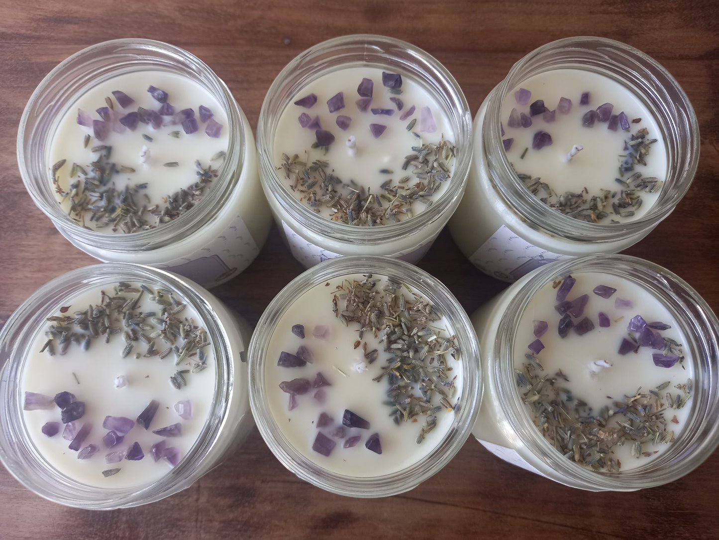 Atardecer en los campos de lavanda