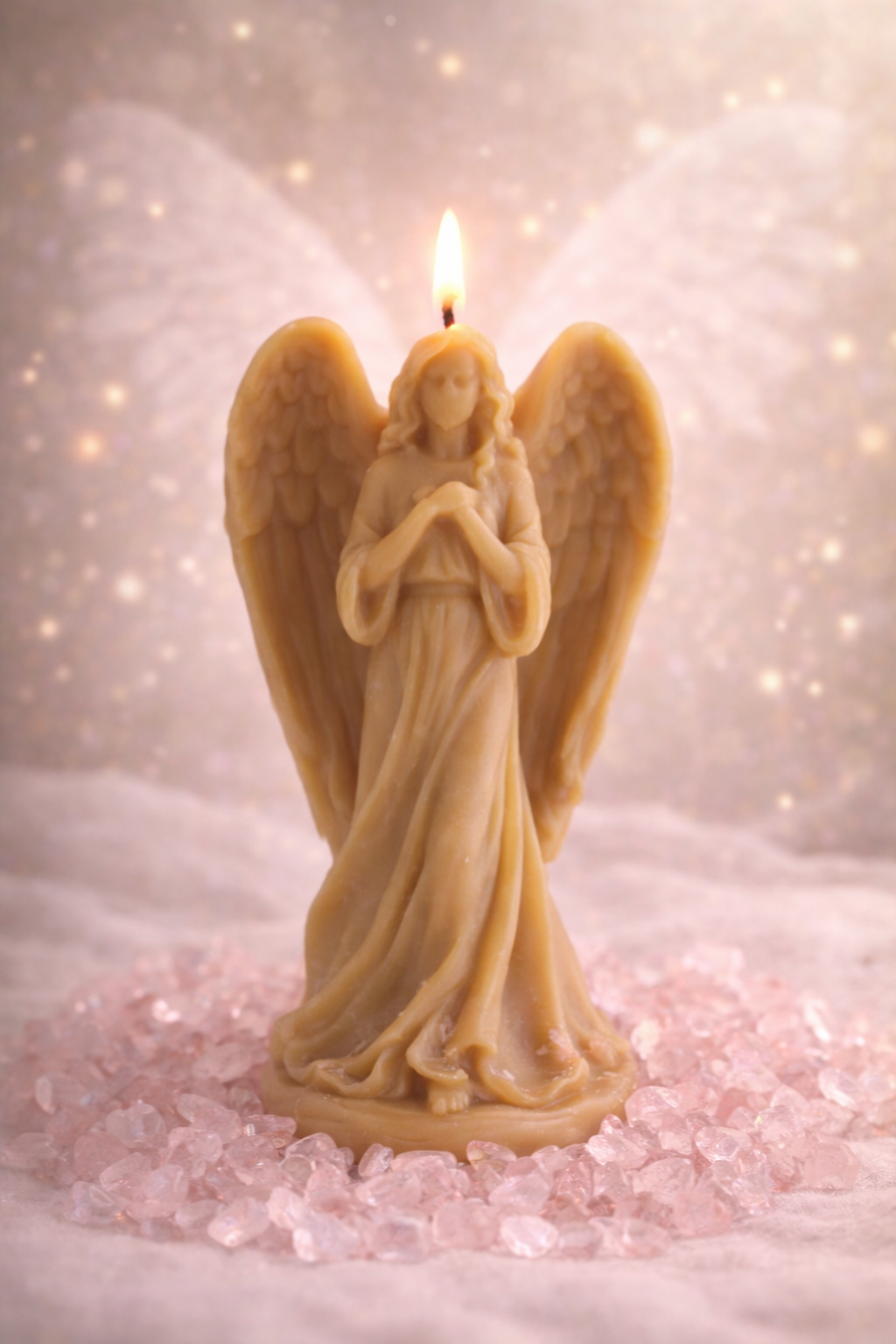 Vela Ángel de cera de abeja