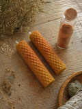 Vela de miel y Sándalo