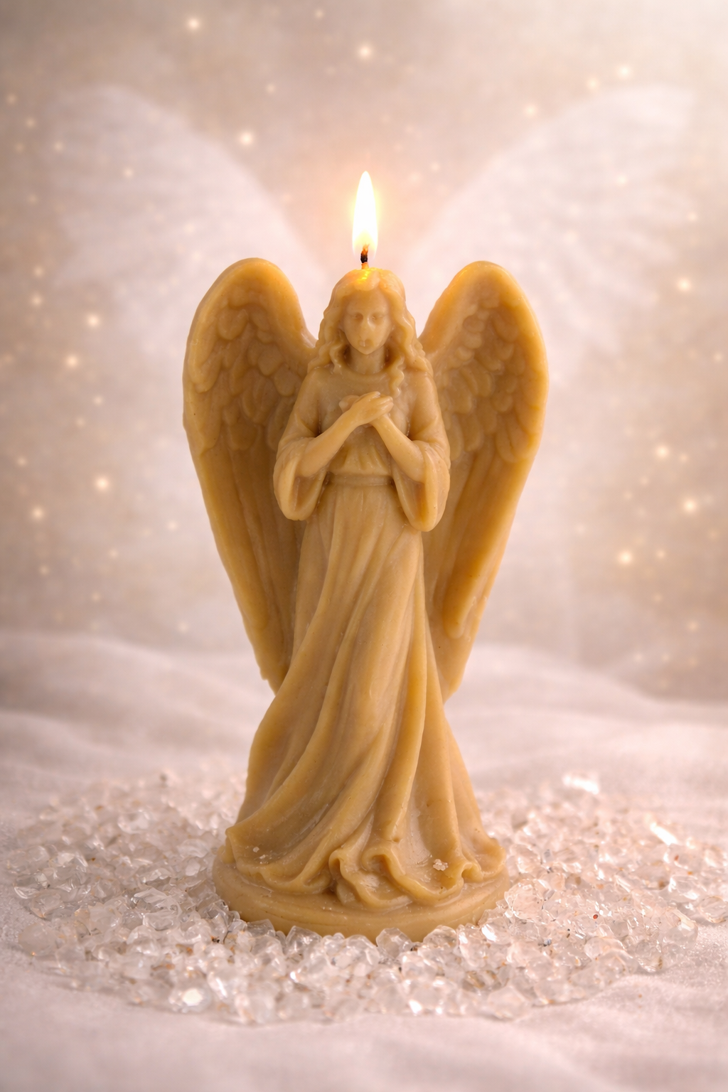 Vela Ángel de cera de abeja