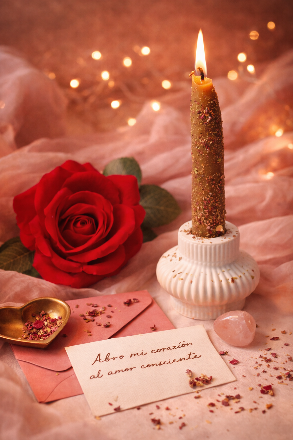 Vela amor consciente Ritual