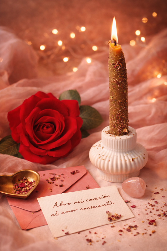 Vela amor consciente Ritual