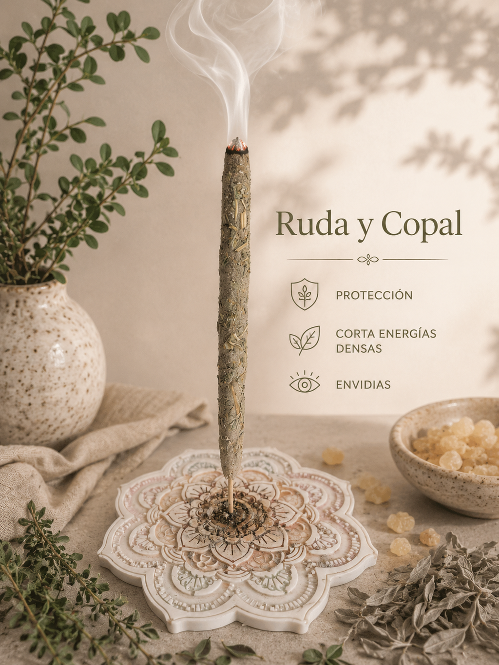 Incienso de Ruda y Copal