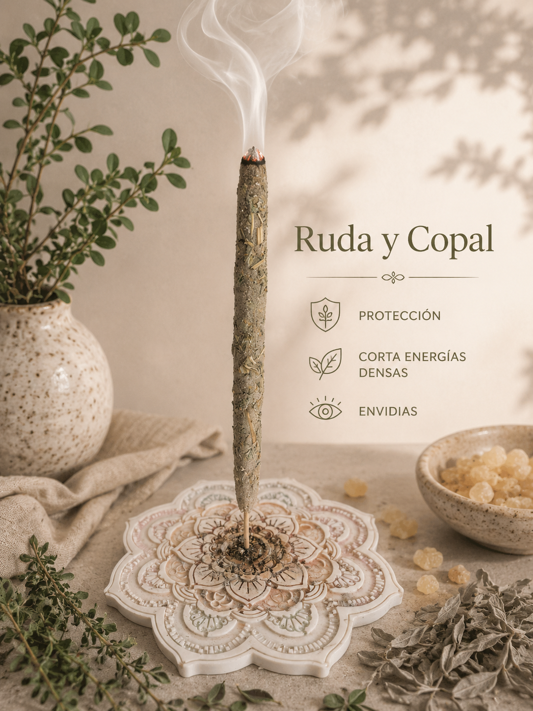 Incienso de Ruda y Copal
