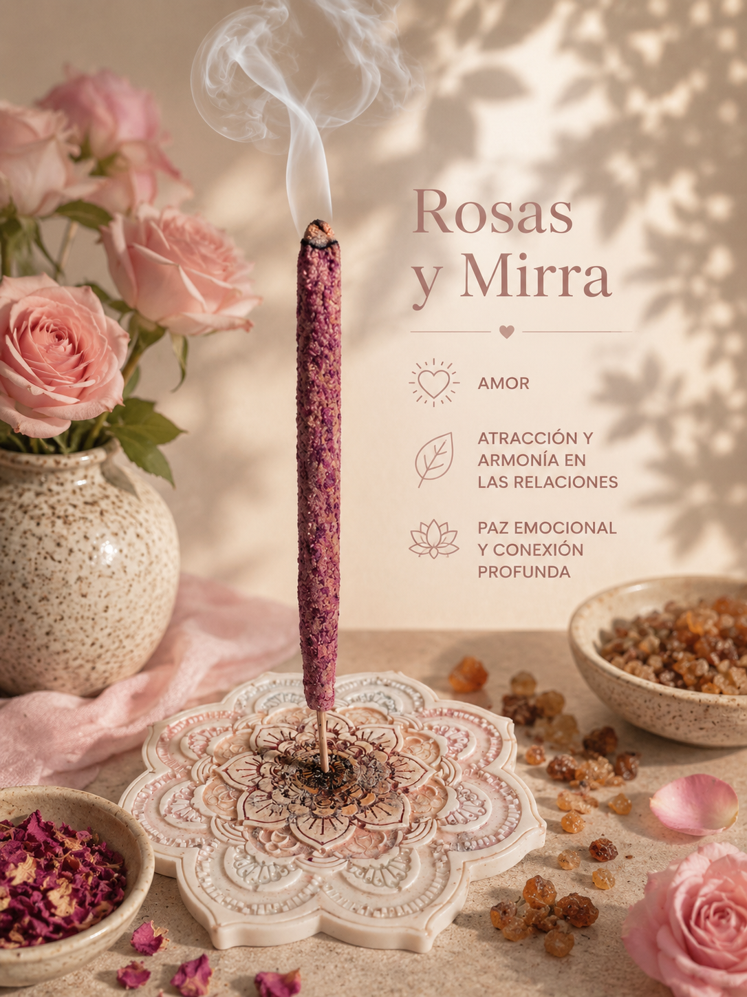 Incienso de Rosas y Mirra