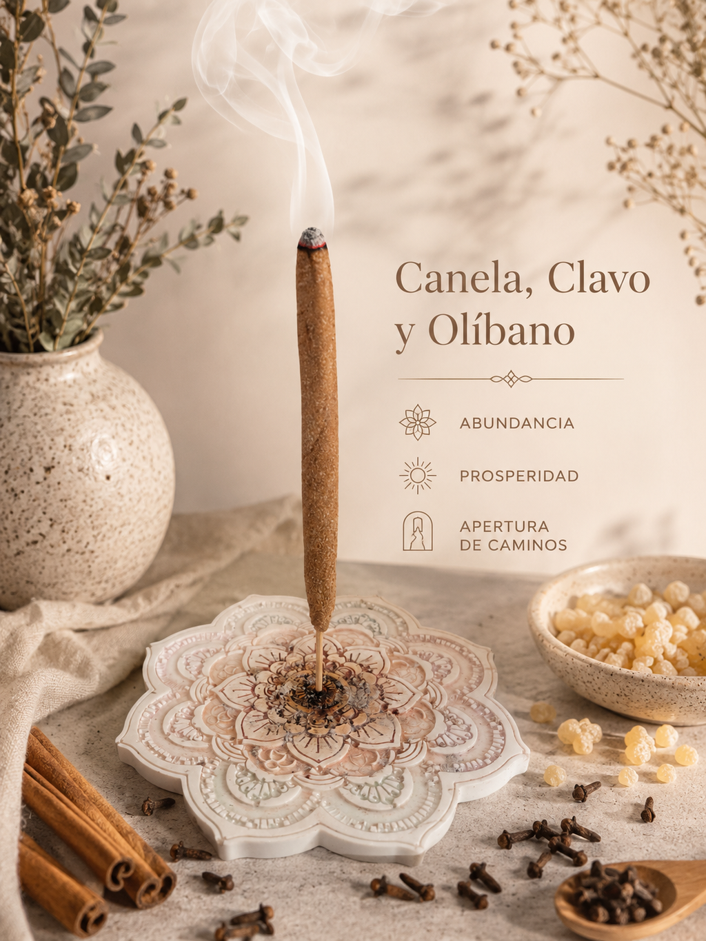 Incienso de Canela, Clavo y Olibano
